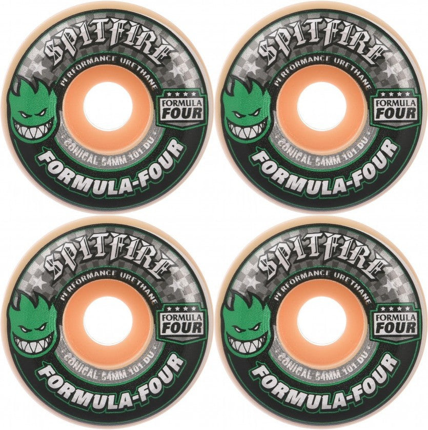 Roues SPITFIRE Formula 4 Conical Green 101A