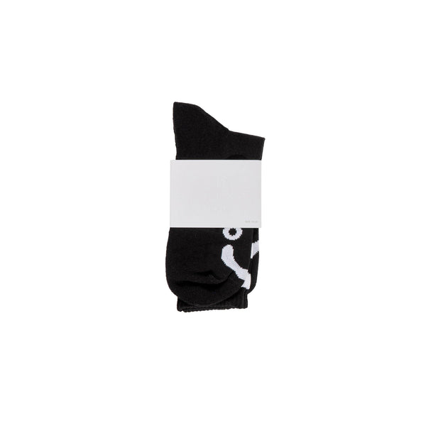 Chaussettes POLAR Happy Sad Long Socks Black - Noires - SUBIACO SKATESHOP