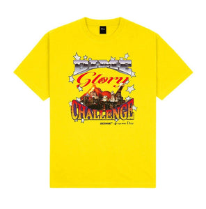 Teeshirt DIME Dime Glory Challenge Teeshirt Yellow - Jaune - SUBIACO SKATESHOP