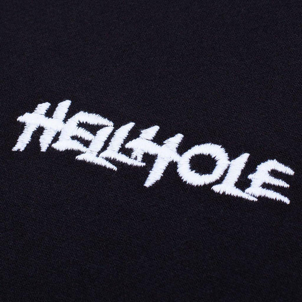 Sweatshirt Capuche HOCKEY Hellhole Black - SUBIACO SKATESHOP