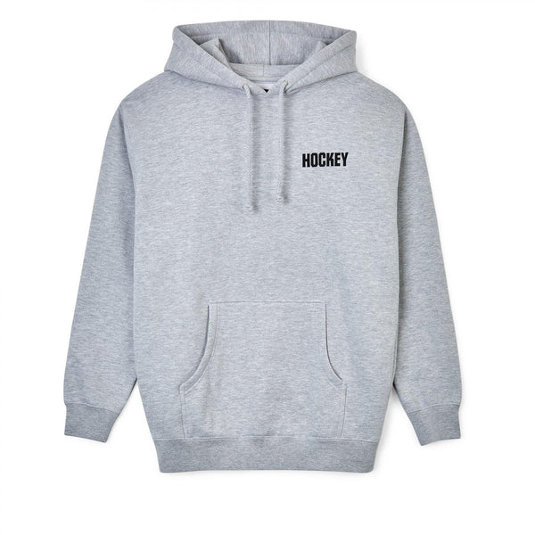 Sweatshirt Capuche HOCKEY Marathon Hoodie Gris Chiné - SUBIACO SKATESHOP